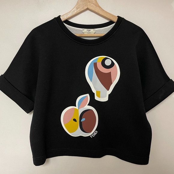 Fendi Tops - Fendi Jersey Short Sleeve Sweater